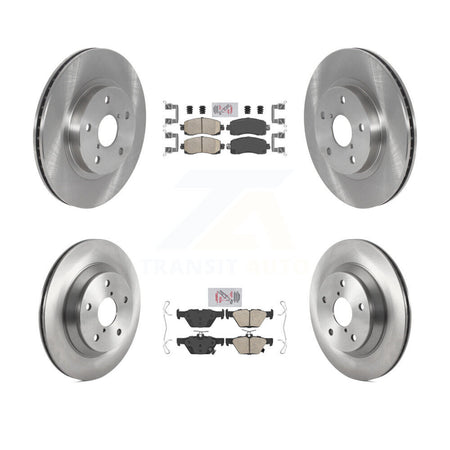Front Rear Ceramic Pads And Disc Brake Rotors Kit For Subaru Forester K8A-102444
