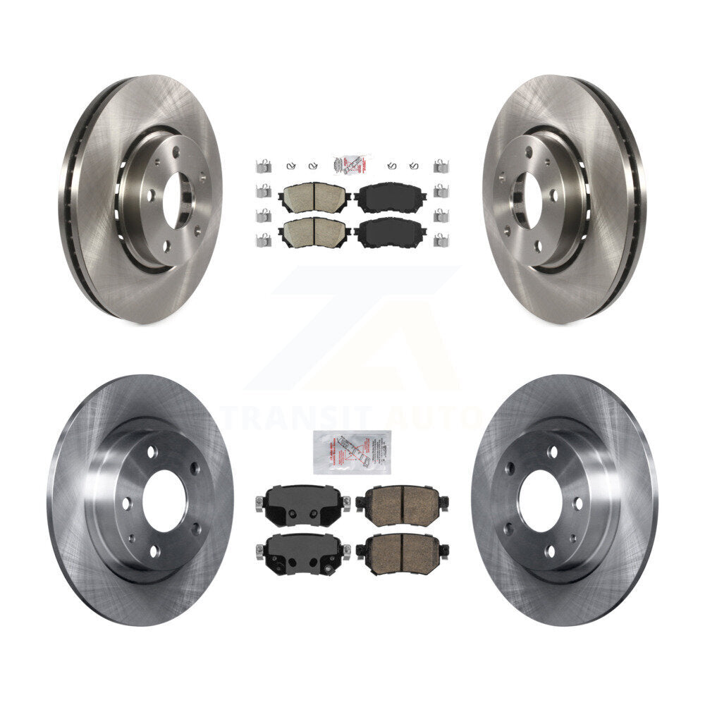 Front Rear Ceramic Pad And Disc Brake Rotor Kit For 2019-2021 Mazda 6 Naturally Aspirated K8A-102452