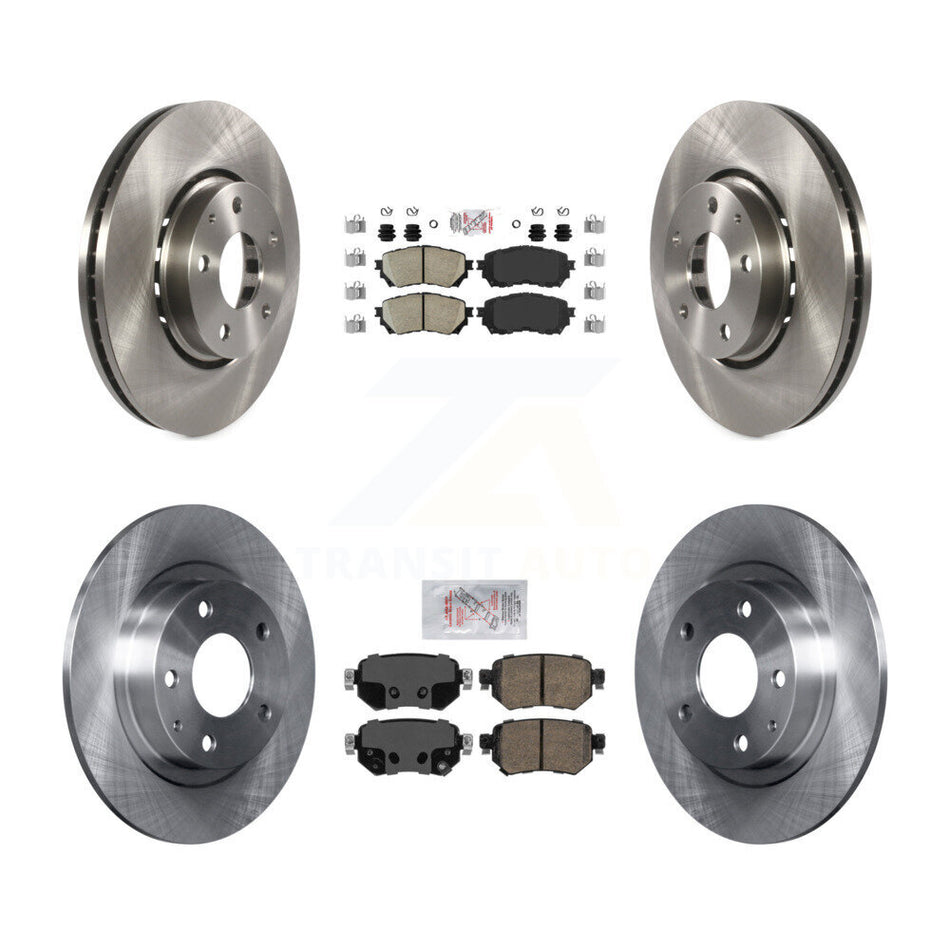 Front Rear Ceramic Pad And Disc Brake Rotor Kit For 2019-2021 Mazda 6 Naturally Aspirated K8A-102453
