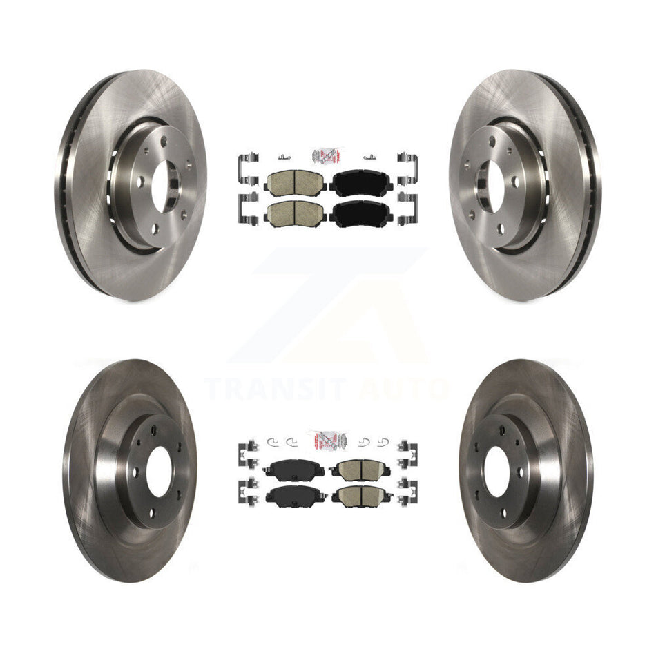 Front Rear Ceramic Pads And Disc Brake Rotors Kit For Mazda CX-5 K8A-102457