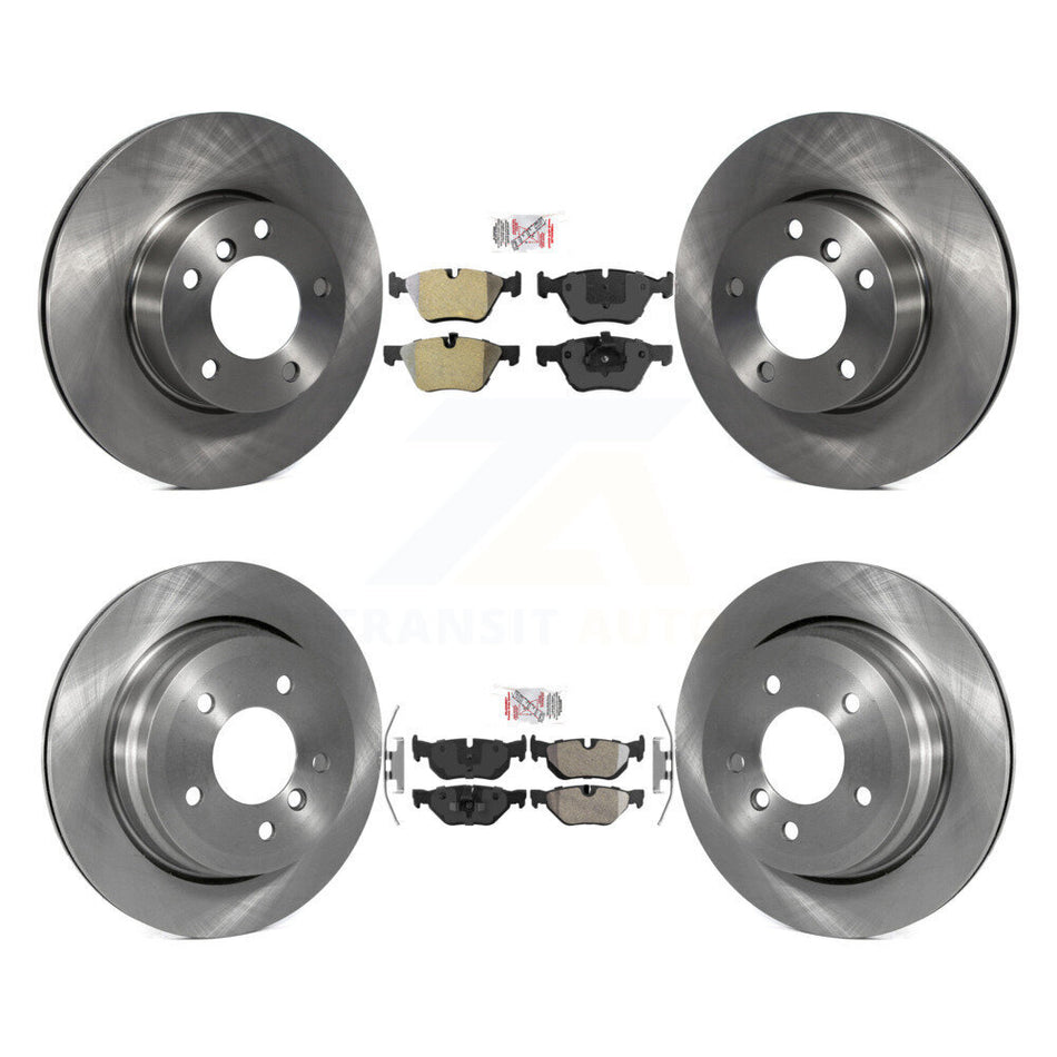 Front Rear Semi-Metallic Pads And Disc Brake Rotors Kit For BMW 328i 328xi 325xi K8A-102460