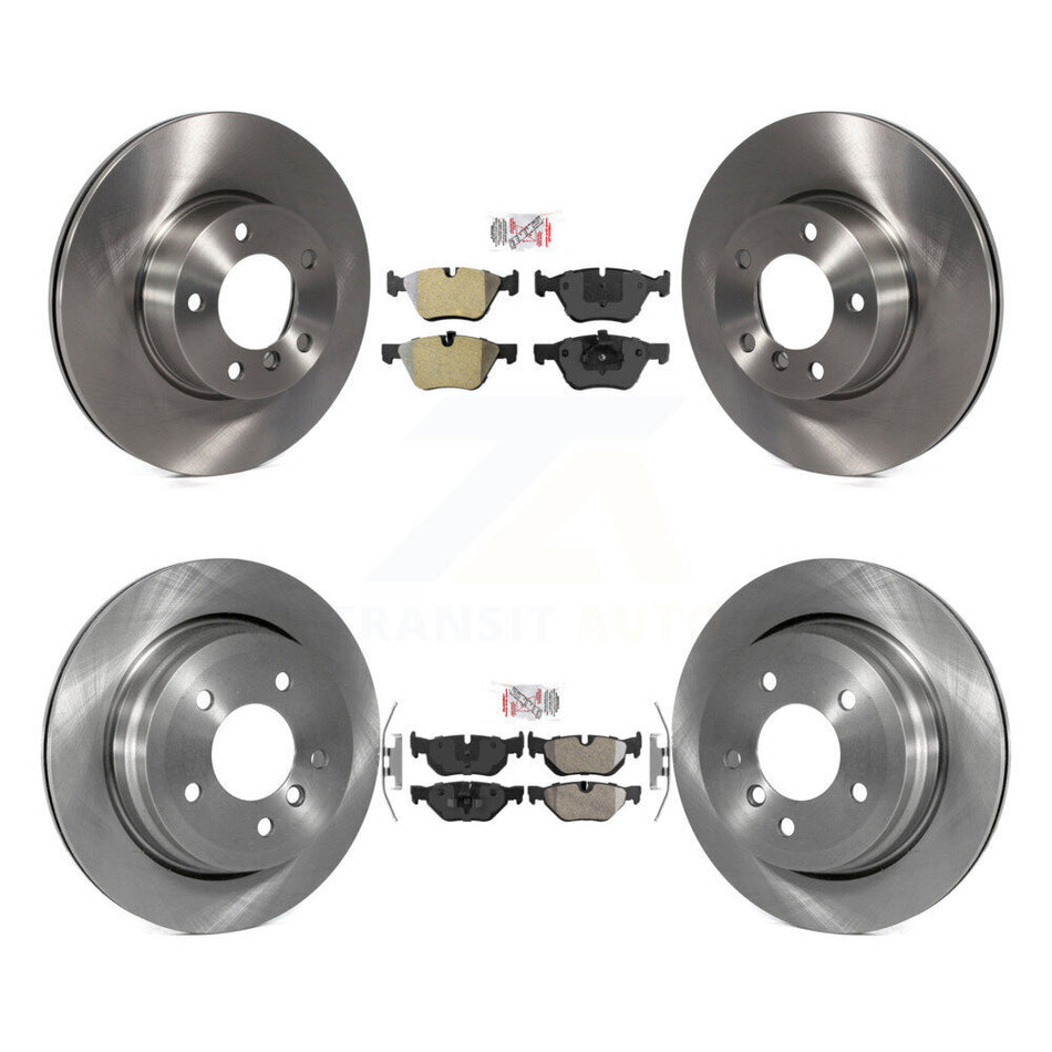 Front Rear Semi-Metallic Pads And Disc Brake Rotors Kit For BMW 328xi K8A-102461