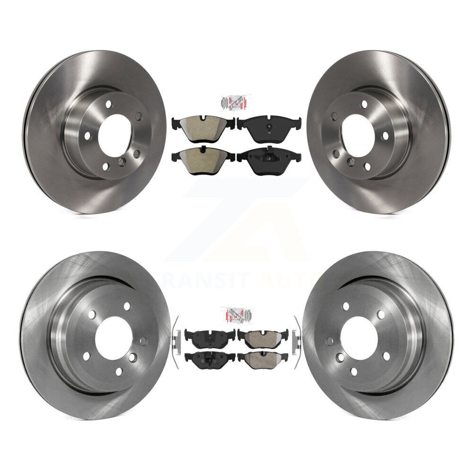 Front Rear Semi-Metallic Pads And Disc Brake Rotors Kit For BMW 328i xDrive X1 328xi K8A-102465
