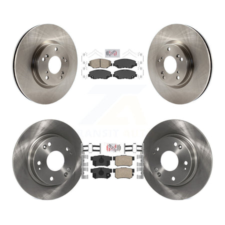 Front Rear Ceramic Pads And Disc Brake Rotors Kit For Honda Civic Acura ILX K8A-102479