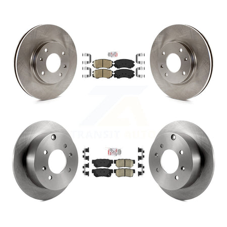 Front Rear Ceramic Pads And Disc Brake Rotors Kit For Hyundai Sonata Kia Optima Magentis K8A-102497