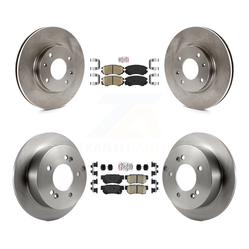 Front Rear Ceramic Pads And Disc Brake Rotors Kit For 2005 Kia Magentis From 10 05 K8A-102504