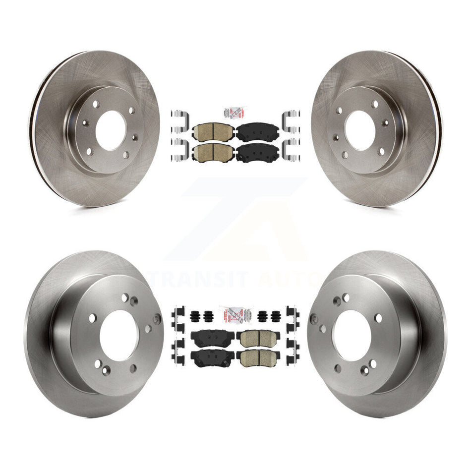 Front Rear Ceramic Pads And Disc Brake Rotors Kit For 2005 Kia Magentis From 10 05 K8A-102504