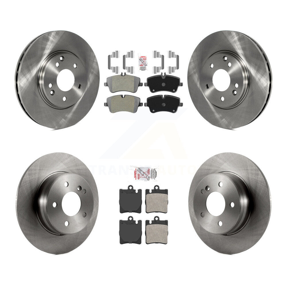 Front Rear Semi-Metallic Pad & Brake Rotors Kit For Mercedes-Benz C280 C240 CLK350 CLK320 K8A-102522
