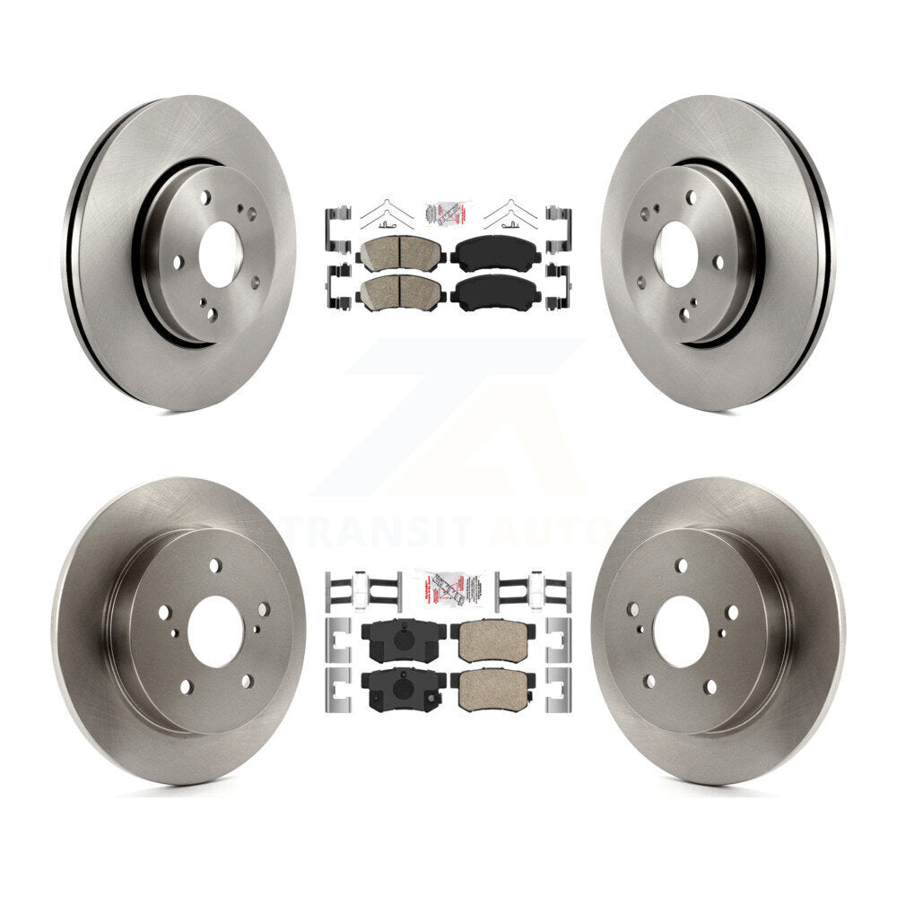 Front Rear Ceramic Pads And Disc Brake Rotors Kit For 2010-2013 Suzuki Kizashi K8A-102557