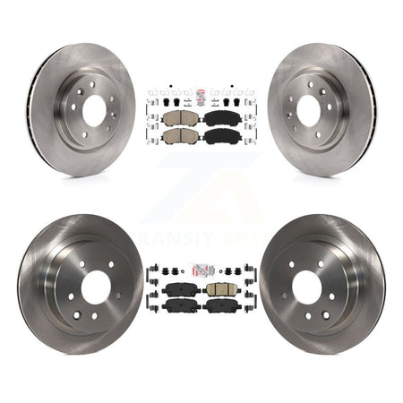 Front Rear Ceramic Pads And Disc Brake Rotors Kit For Nissan Rogue Sport Qashqai K8A-102565