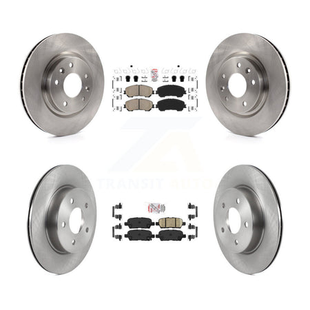 Front Rear Ceramic Pads And Disc Brake Rotors Kit For Nissan Qashqai Rogue Sport K8A-102566