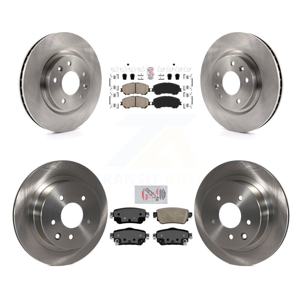 Front Rear Ceramic Pad Brake Rotor Kit For Nissan Rogue Sport With Electric Parking K8A-102568