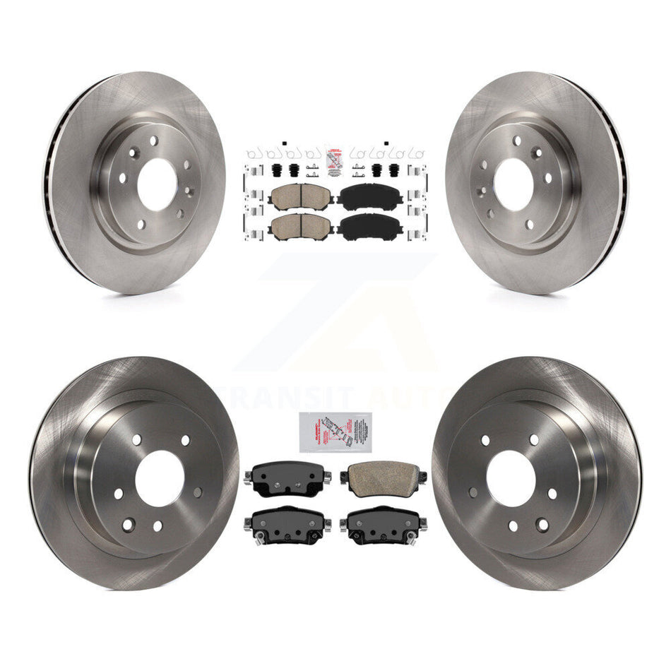 Front Rear Ceramic Pad Brake Rotor Kit For Nissan Rogue Sport With Electric Parking K8A-102568
