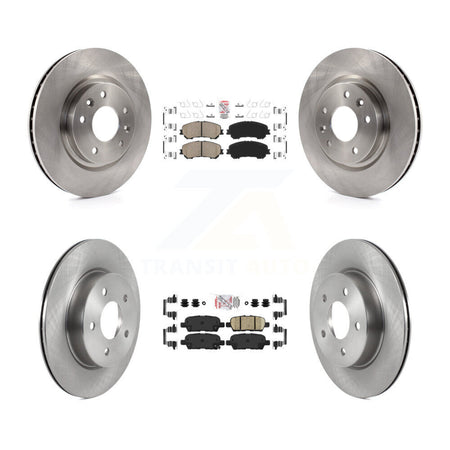 Front Rear Ceramic Pads And Disc Brake Rotors Kit For Nissan Qashqai Rogue Sport K8A-102573