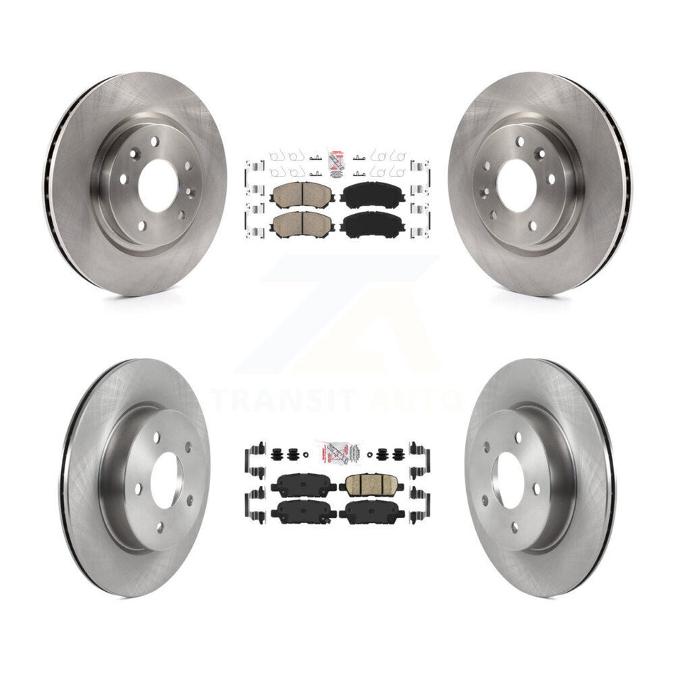 Front Rear Ceramic Pads And Disc Brake Rotors Kit For Nissan Qashqai Rogue Sport K8A-102573