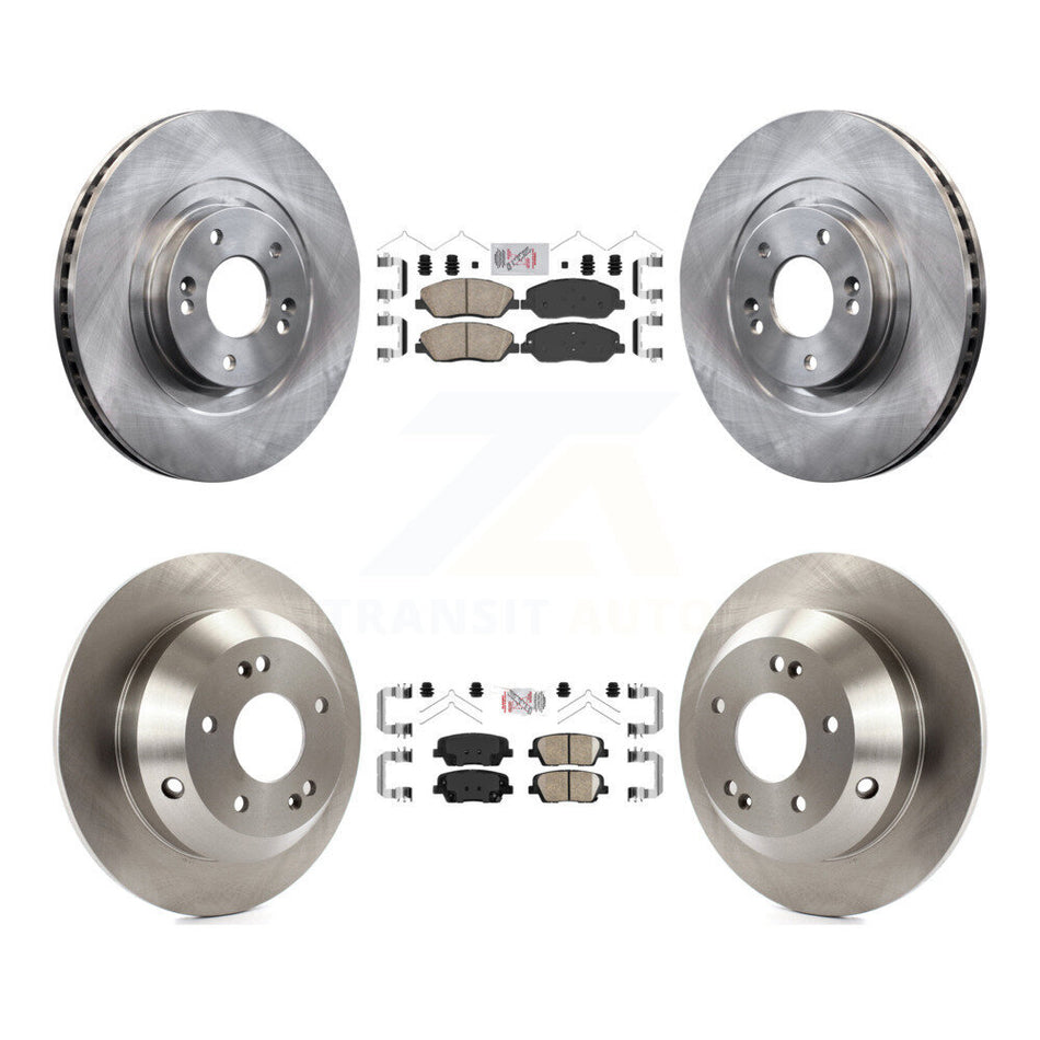 Front Rear Ceramic Pads And Disc Brake Rotors Kit For Hyundai Santa Fe XL K8A-102595