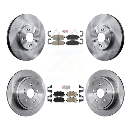 Front Rear Ceramic Pads And Disc Brake Rotors Kit For 2003-2006 Acura MDX K8A-102637