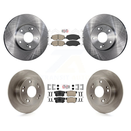 Front Rear Ceramic Pads And Disc Brake Rotors Kit For Honda Accord K8A-102647