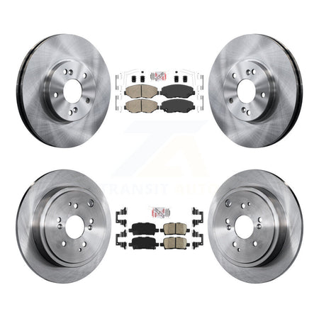 Front Rear Ceramic Pads And Disc Brake Rotors Kit For 2003-2008 Honda Pilot K8A-102653