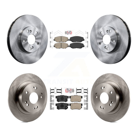 Front Rear Ceramic Pad & Brake Rotor Kit For Honda Accord With 300mm Diameter K8A-102654