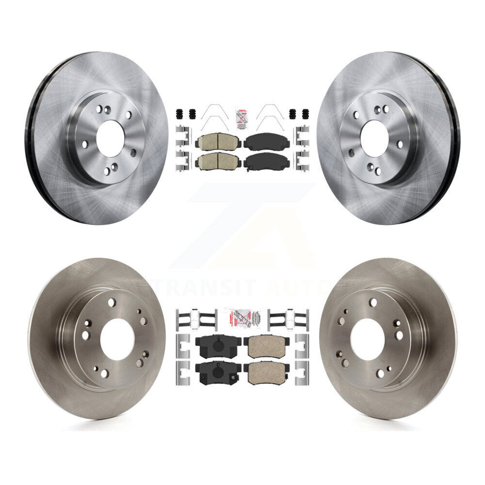 Front Rear Ceramic Pads And Disc Brake Rotors Kit For Honda Accord K8A-102658