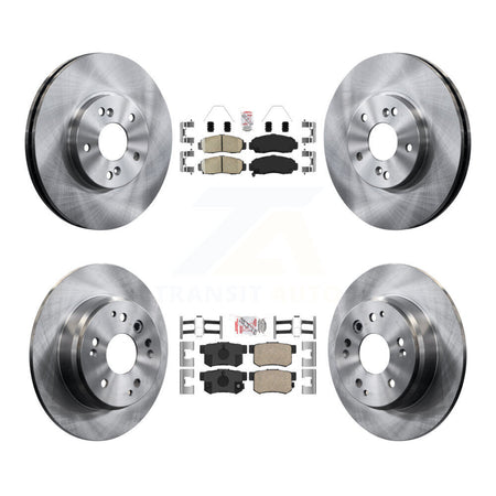 Front Rear Ceramic Pads And Disc Brake Rotors Kit For Acura TL K8A-102673
