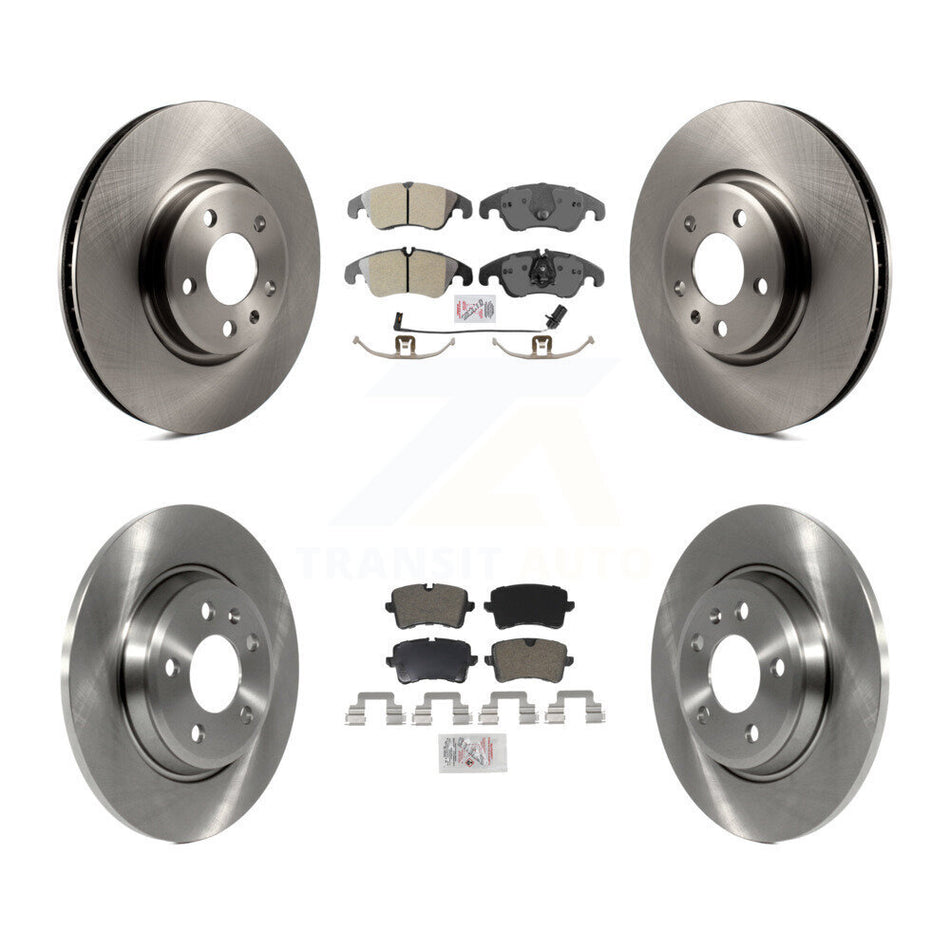 Front Rear Semi-Metallic Pad Brake Rotors Kit For Audi A6 With 320mm Diameter Rotor K8A-102683