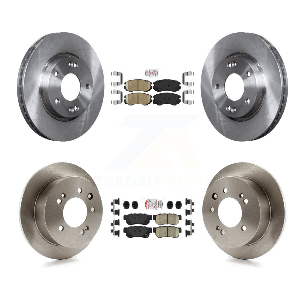 Front Rear Ceramic Pads And Disc Brake Rotors Kit For Hyundai Elantra K8A-102688