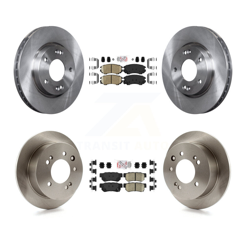 Front Rear Ceramic Pads And Disc Brake Rotors Kit For Hyundai Elantra K8A-102690