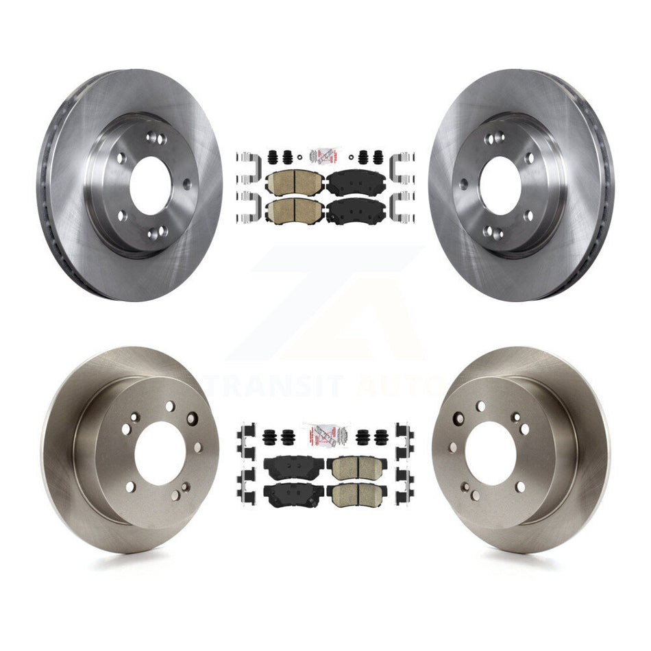 Front Rear Ceramic Pads And Disc Brake Rotors Kit For Hyundai Elantra K8A-102690