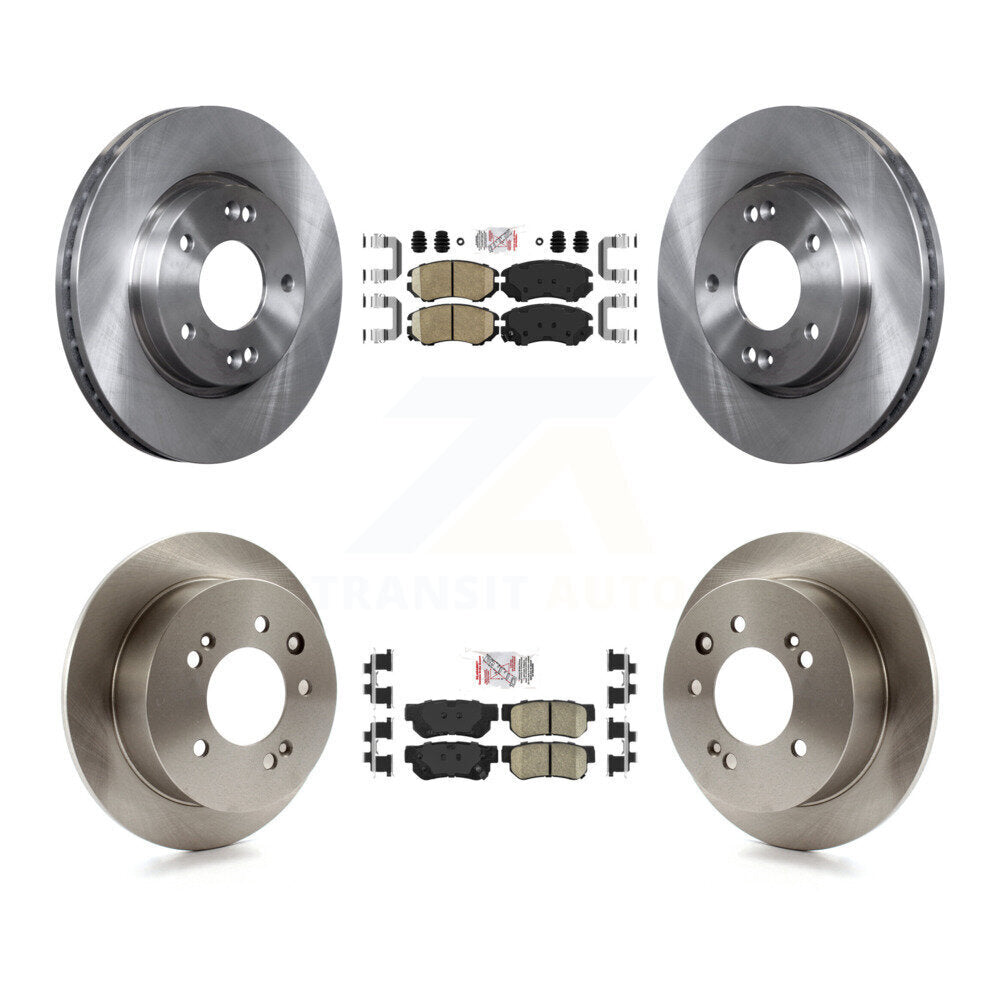 Front Rear Ceramic Pads And Disc Brake Rotors Kit For Hyundai Elantra K8A-102691