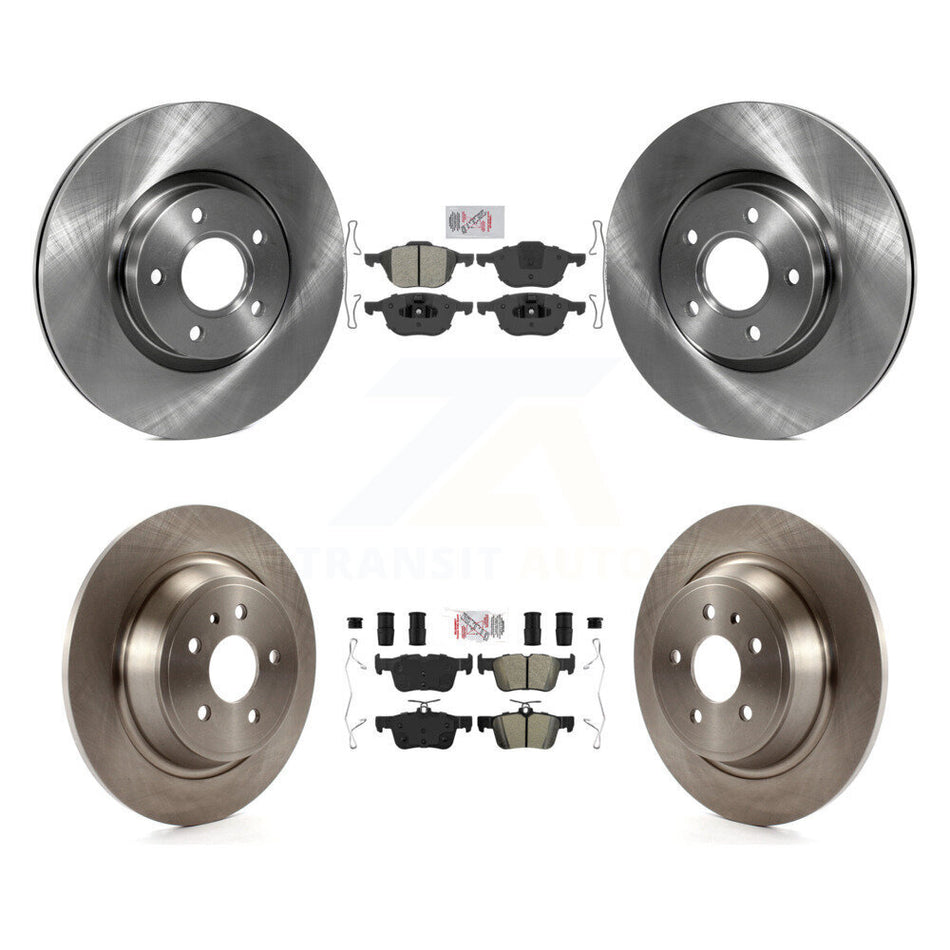 Front Rear Semi-Metallic Pads And Disc Brake Rotors Kit For Ford Escape K8A-102735