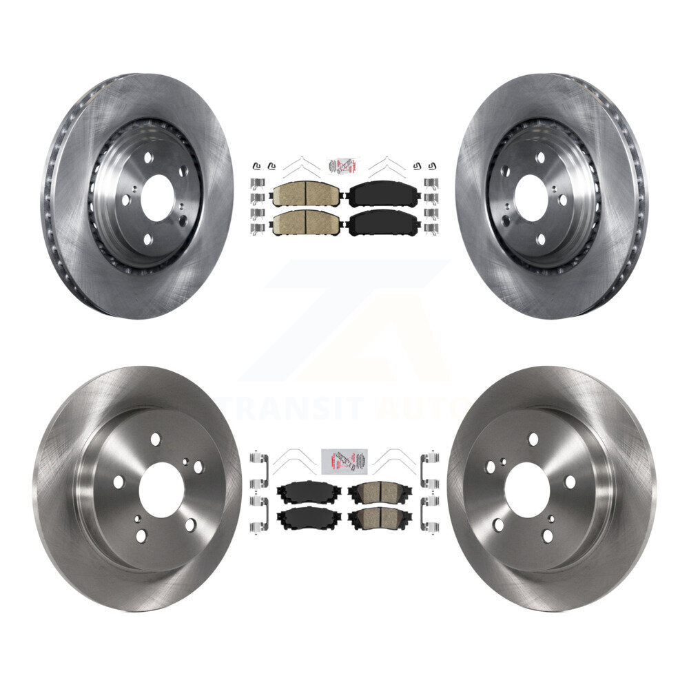 Front Rear Ceramic Pads And Disc Brake Rotors Kit For Lexus NX300 NX200t NX300h K8A-102748