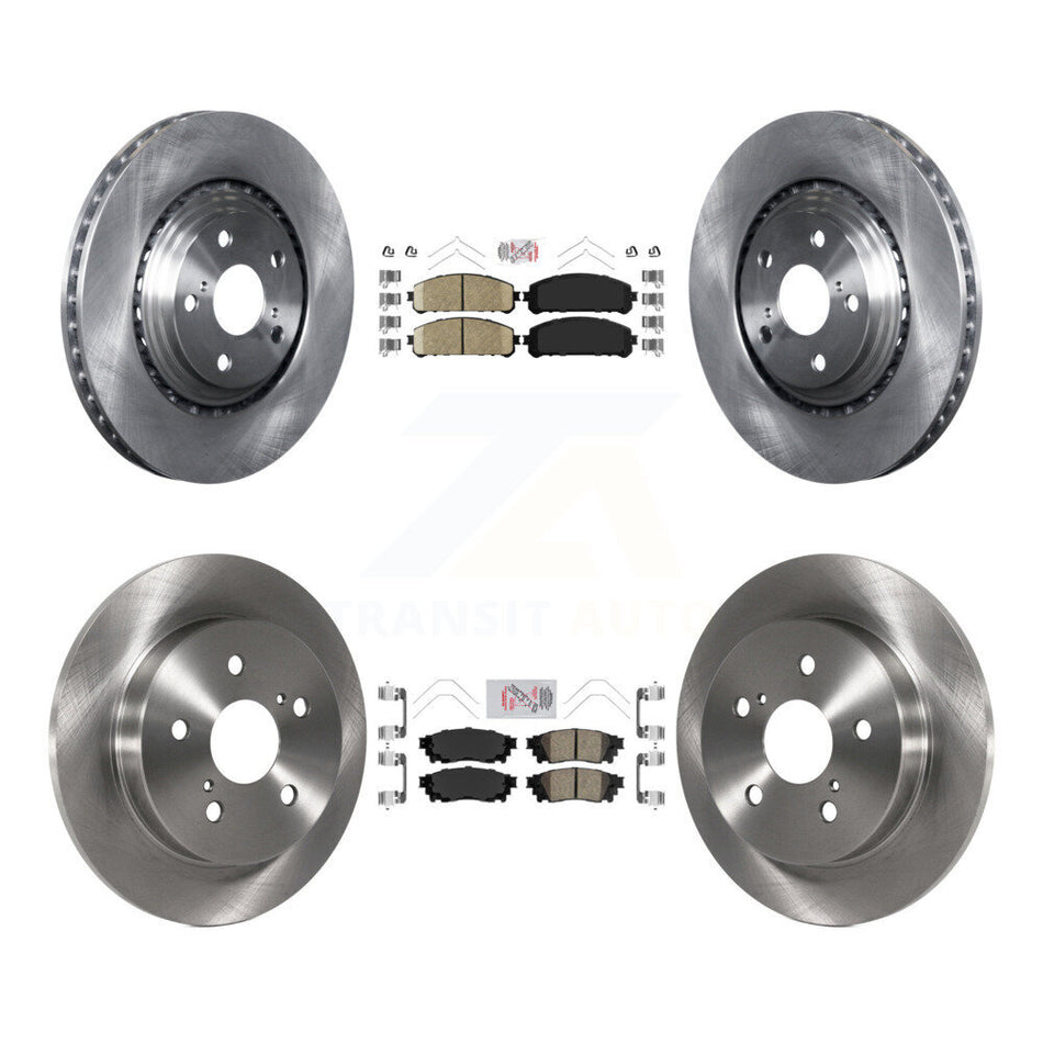 Front Rear Ceramic Pads And Disc Brake Rotors Kit For Lexus NX300 NX200t NX300h K8A-102748
