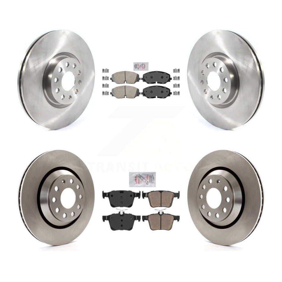 Front Rear Ceramic Pads And Disc Brake Rotors Kit For Volkswagen Atlas K8A-102764