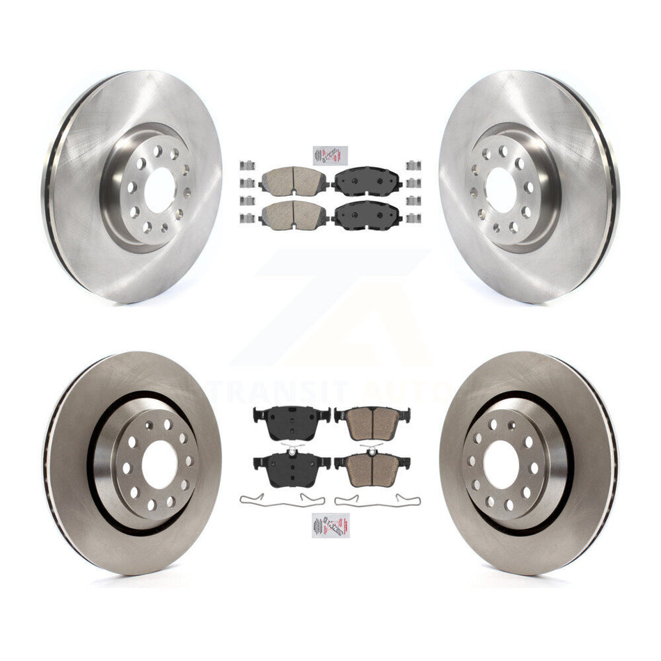Front Rear Ceramic Pads And Disc Brake Rotors Kit For Volkswagen Atlas K8A-102764