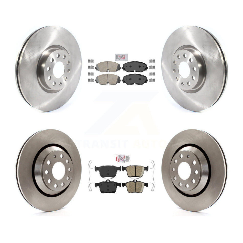 Front Rear Ceramic Pads And Disc Brake Rotors Kit For Volkswagen Atlas Cross Sport K8A-102766