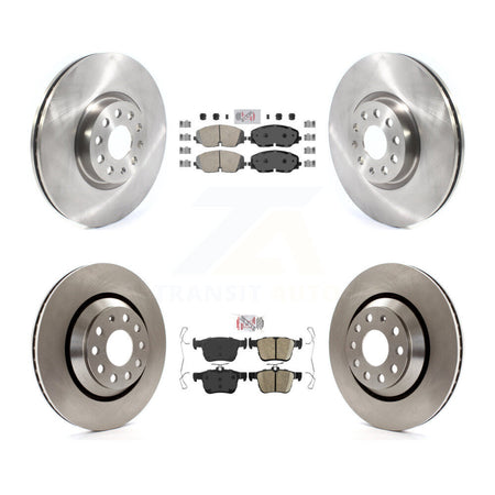 Front Rear Ceramic Pads And Disc Brake Rotors Kit For Volkswagen Atlas Cross Sport K8A-102767