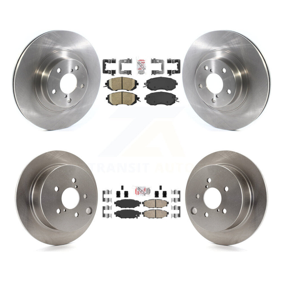 Front Rear Ceramic Pads And Disc Brake Rotors Kit For Subaru Forester XV Crosstrek K8A-102788