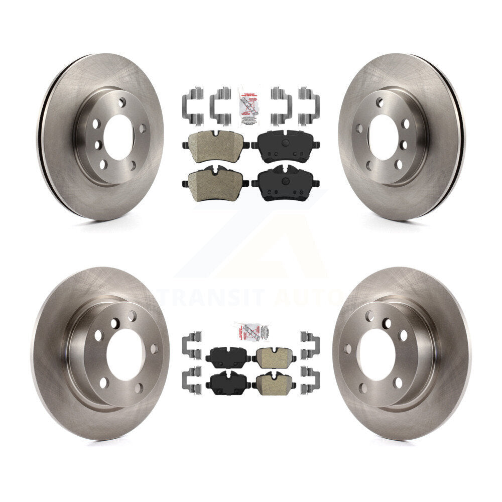 Front Rear Semi-Metallic Pad And Disc Brake Rotors Kit For Mini Cooper Countryman Paceman K8A-102798