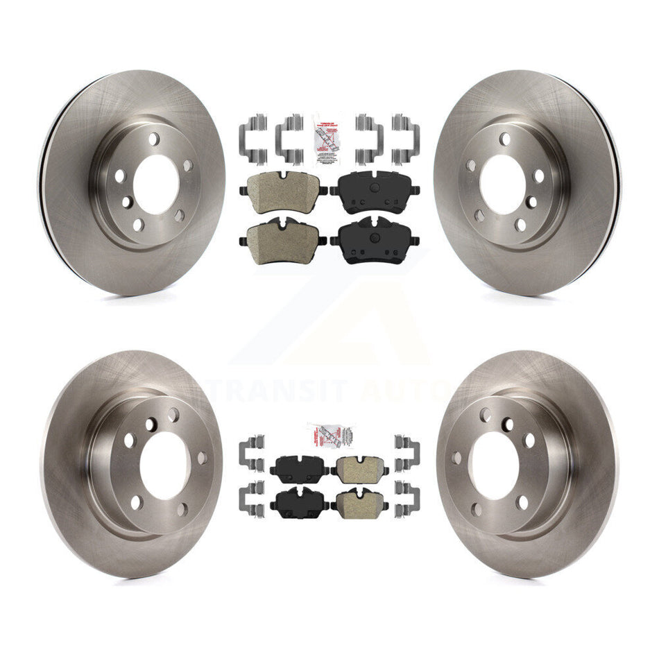 Front Rear Semi-Metallic Pad And Disc Brake Rotors Kit For Mini Cooper Countryman Paceman K8A-102799