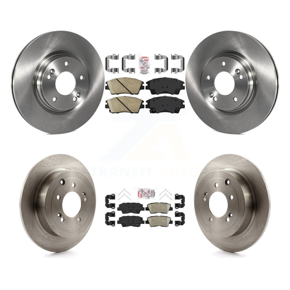 Front Rear Ceramic Pads And Disc Brake Rotors Kit For Hyundai Tucson Kia Sportage K8A-102805