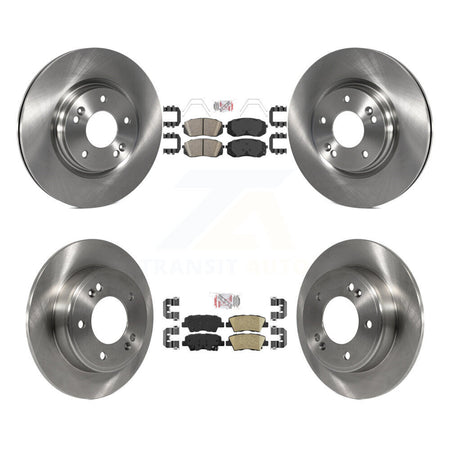Front Rear Ceramic Pad Brake Rotor Kit For 2021 Kia Forte5 1.6L With Manual Parking K8A-102811