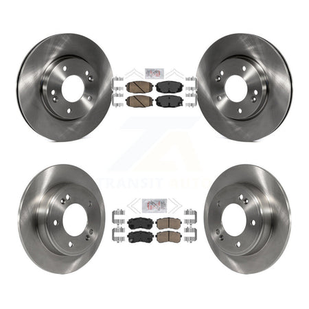 Front Rear Ceramic Pads And Disc Brake Rotors Kit For Hyundai Kona Kia Seltos K8A-102817