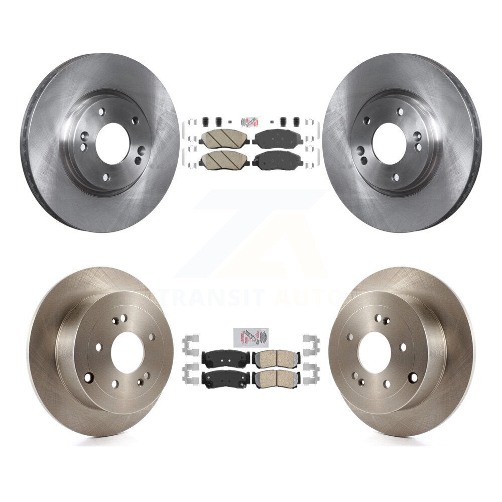 Front Rear Ceramic Pads And Disc Brake Rotors Kit For 2007-2009 Hyundai Santa Fe K8A-102842