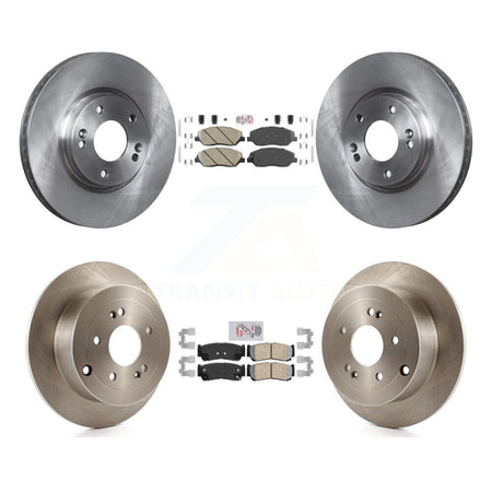 Front Rear Ceramic Pads And Disc Brake Rotors Kit For 2007-2009 Hyundai Santa Fe K8A-102842