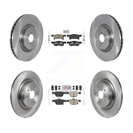 Front Rear Ceramic Pads And Disc Brake Rotors Kit For 2019-2024 Subaru Ascent K8A-102847