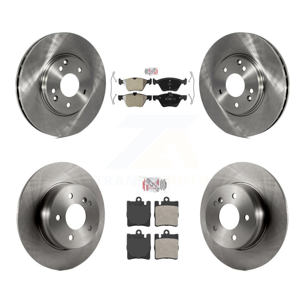 Front Rear Semi-Metallic Pad & Brake Rotors Kit For Mercedes-Benz E320 CLK320 CLK430 E430 K8A-102853