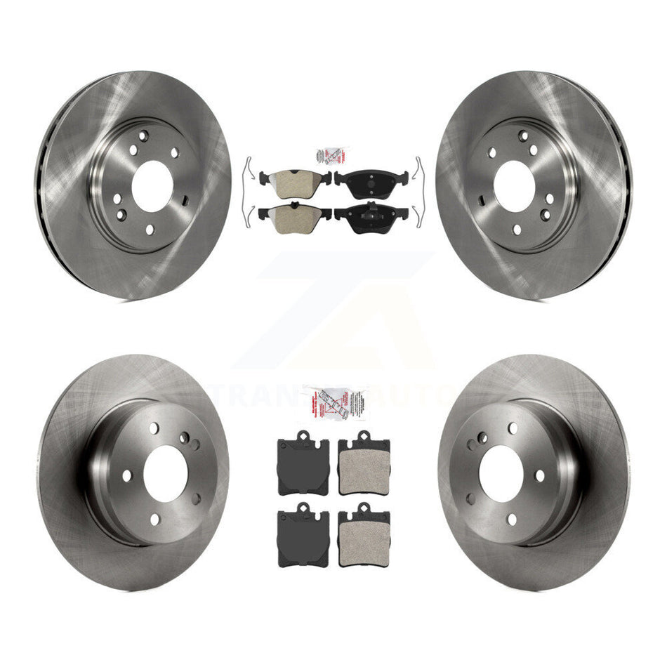 Front Rear Semi-Metallic Pad & Brake Rotors Kit For Mercedes-Benz E320 CLK320 CLK430 E430 K8A-102853
