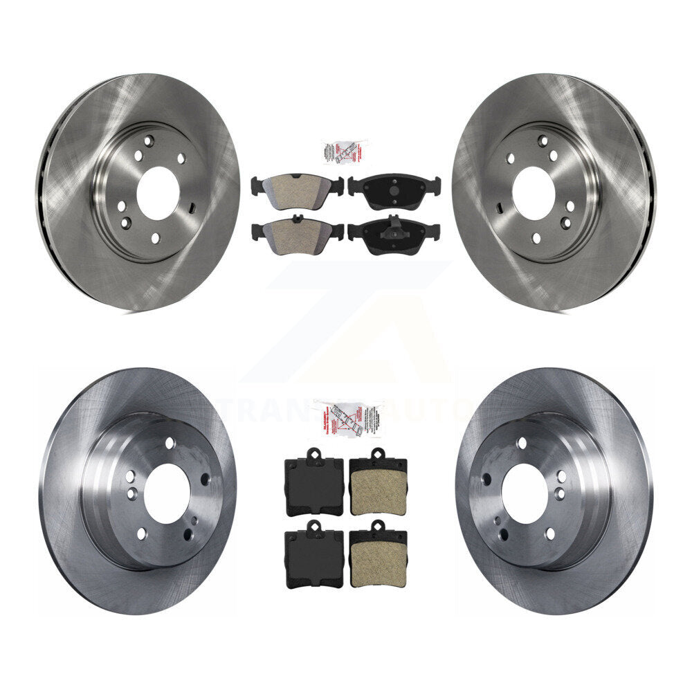 Front Rear Semi-Metallic Pads And Disc Brake Rotors Kit For 2001 Mercedes-Benz SLK320 K8A-102854